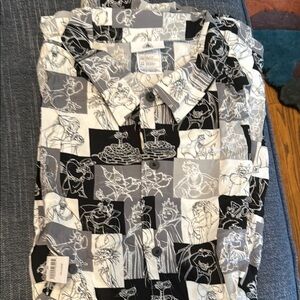 Men's Disney Parks Villians Sketches Shirt size 2xl